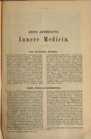 Jahresbericht über die Leistungen und Fortschritte in der gesamten Medizin. 1869,2, 1869,2 = Jg. 4 (1870)