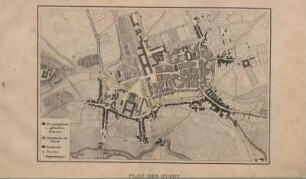 Plan der Stadt