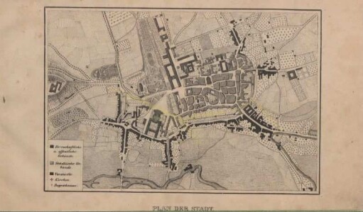 Plan der Stadt