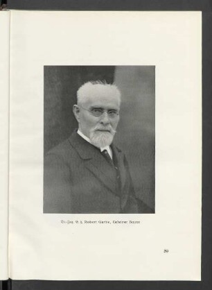 Dr.-Ing. E. h. Robert Garbe, Geheimer Baurat