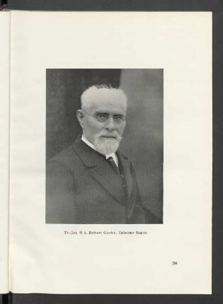 Dr.-Ing. E. h. Robert Garbe, Geheimer Baurat