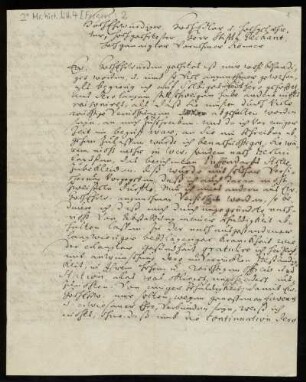 Brief von Heinrich Fergen an Friedrich Lucae