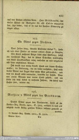 155. Ein Mittel gegen Flechten