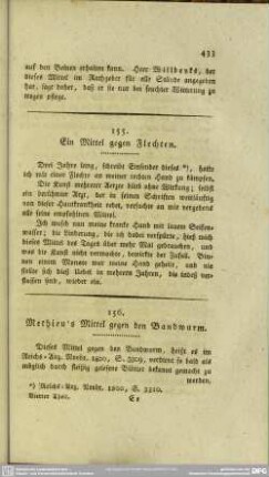 155. Ein Mittel gegen Flechten