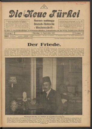 Jahrgang 1. Dienstag, 18. September 1917. Nummer 32