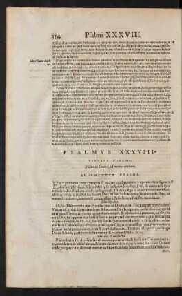Psalmus XXXVIII.