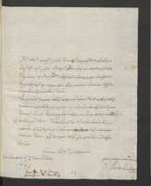 Brief von Gerhard Friedrich Thaden an Regensburgische Botanische Gesellschaft