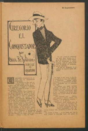 Gregorio el conquistador : Dibujos de Ocampo [o Ilustraciones de Cambot]