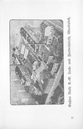 Gustav Ruth A.G. Lack- und Farbenfabrik, Wandsbek.