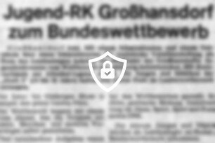 Jugend-RK Großhansdorf zum Bundeswettbewerb