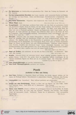 Plastik (Nr. 600-631)