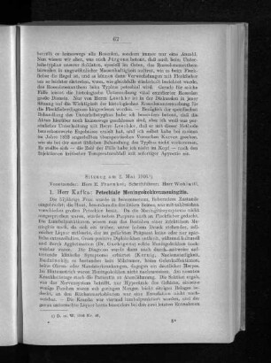 Sitzung am 2. Mai 1916.