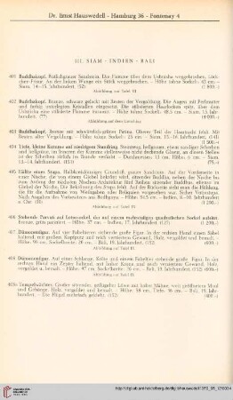 III. Siam - Indien - Bali (Nr. 401 - 408a)