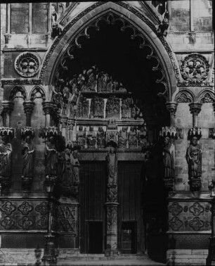 Amiens, Kathedrale, nördliches Portal der Westfassade, Portal St. Firmin
