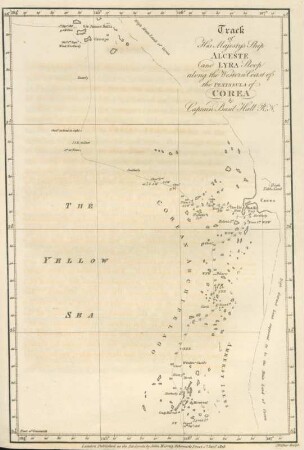 Track of his Majestys ship