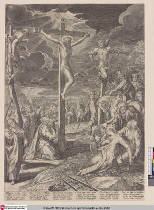 [Christus zwischen den beiden Dieben gekreuzigt; Christ Crucified between the two Thieves]