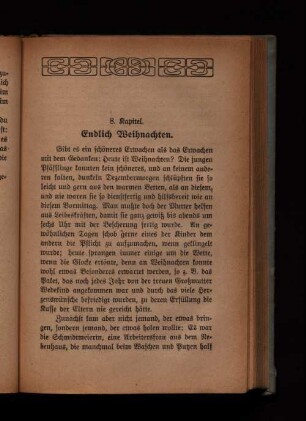 8. Kapitel. Endlich Weihnachten.