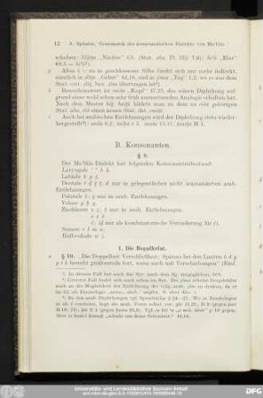 B. Konsonanten.