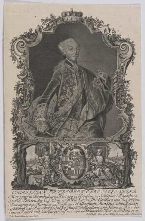 Bildnis des Karl Alexander, Markgraf von Brandenburg-Ansbach