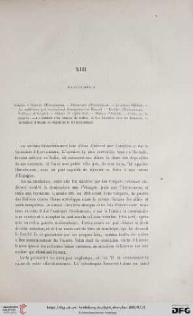XIII. Herculaneum