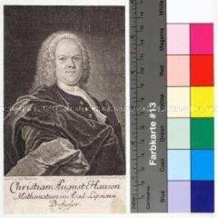 Porträt des Mathematikers, Physikers und Astronomen Christian August Hausen der Jüngere