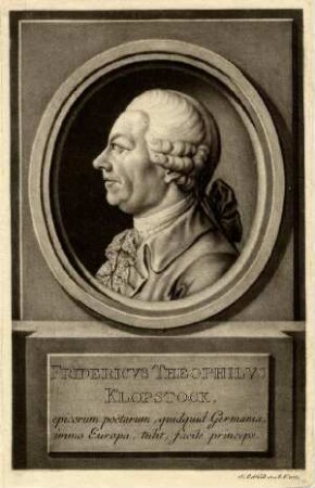 Bildnis von Friedrich Gottlieb Klopstock (1724-1803)