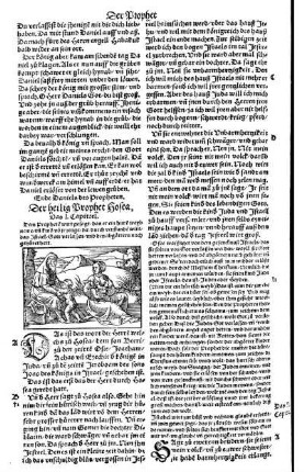 Der heilig Prophet Hosea,