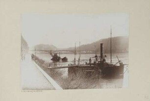 Eisenbahnbrücke über den Rhein in Koblenz