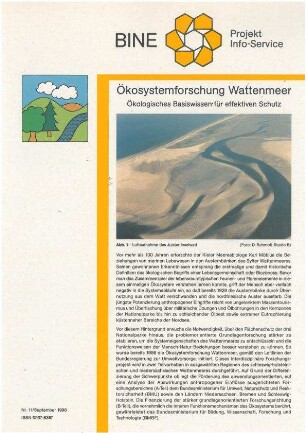 Ökosystemforschung Wattenmeer. Ökologisches Basiswissen für effektiven Schutz.