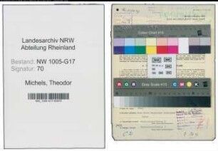 Entnazifizierung Theodor Michels , geb. 22.12.1907 (Disponent)