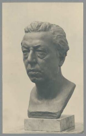 Porträt Conrad Ansorge, 1911, Bronze