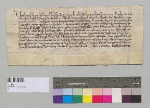 Äbtissin Johanna und der Konvent von Kloster St. Agnes in Rom nehmen das Kloster Seeon in ihre Gebetsverbrüderung auf. S1: Äbtissin Johanna v. St. Agnes in Rom, S2: Konvent v. St. Agnes in Rom
