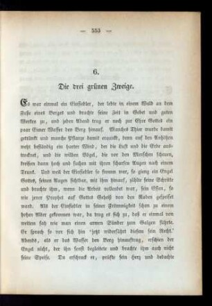 6. Die drei grünen Zweige.