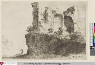 [Ruine der Trofei di Mario; The ruins of the trophies of Marius]