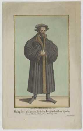 Bildnis des Philip Melanchthon