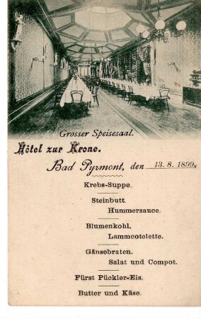 Hotel zur Krone (Großer Speisesaal)
