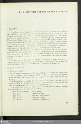 I. Les Constructions Essentielles