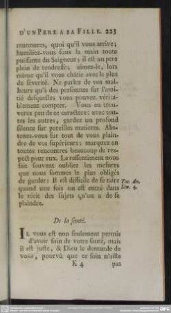 De la santè