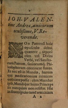 Axiomata Philosophiae Christianae, Vitam Vere Philosophicam utcunq[ue] adumbrantia. 1