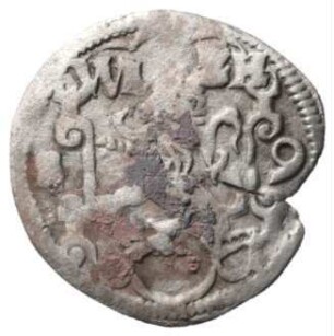 Fundmünze, 4 Heller, 1589