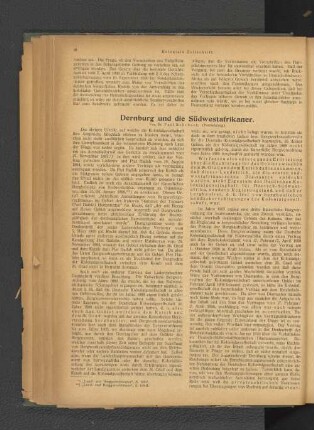 Dernburg und die Südwestafrikaner.