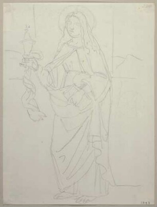 Maria Magdalena, nach einem Gemälde von Timoteo Viti bei den Frati Zoccolanti (Convento di San Francesco?) bei Urbino