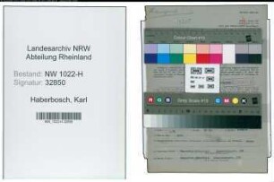 Entnazifizierung Karl Haberbosch , geb. 17.07.1896 (Fahrlehrer)