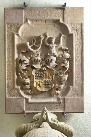 Bodelplatte vom Tischgrab des Grafen Georg Friedrich von Württemberg und Mömpelgard