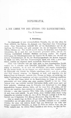 Die Lehre von den Königs- und Kaiserurkunden