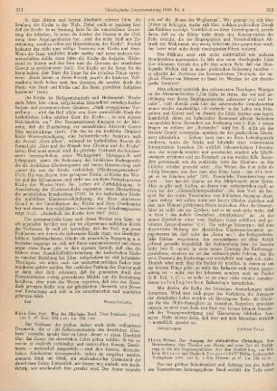 312-314 [Rezension] Elert, Werner, Der Ausgang der altkirchlichen Christologie