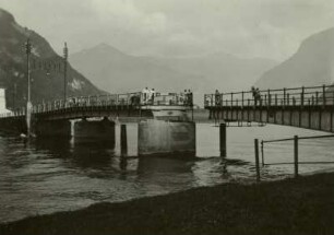 Österreich, Stansstad, Seebrücke
