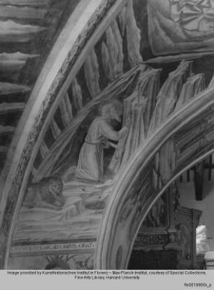 Kapellenausmalung : Leben des heiligen Hieronymus : Der heilige Hieronymus als Büßer
