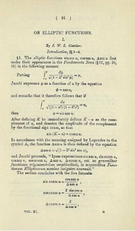 On elliptic functions.
