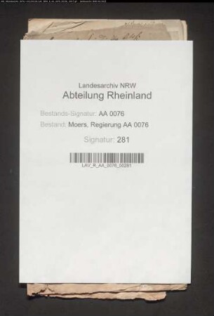 Kollekte für die reformierte Freitischkasse in Halle
